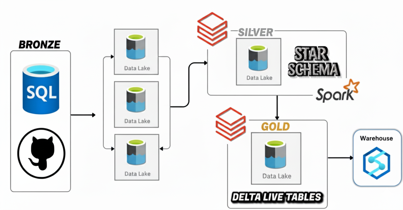 End to End Azure Databricks Data Engineering Project